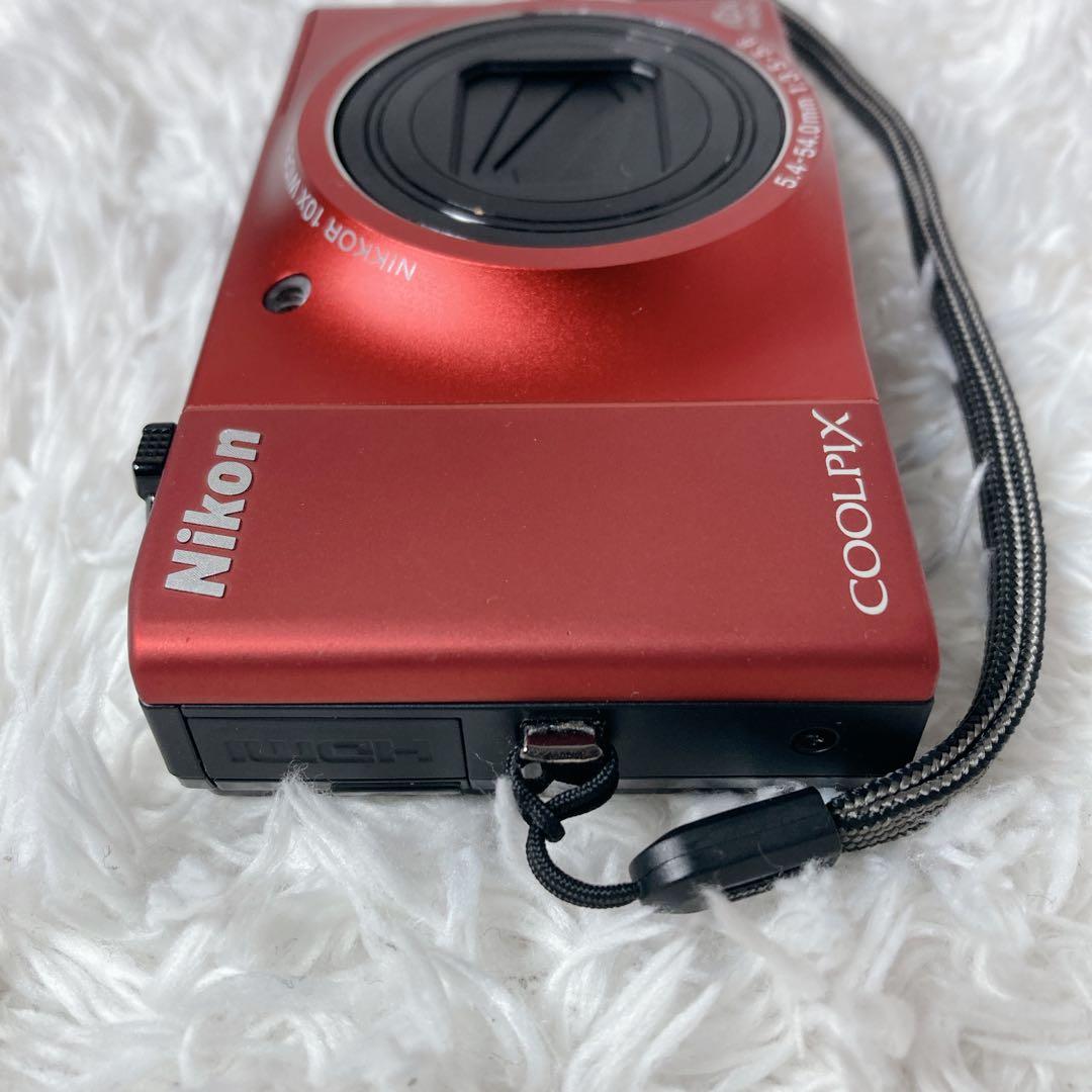 Nikon COOLPIX S8000 レッド デジカメ ニコン クールピクス