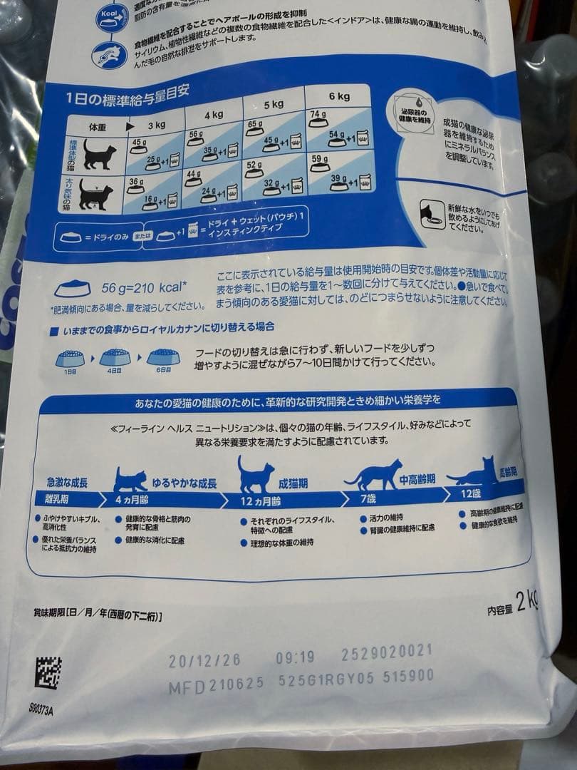  CANIN 室内で生活する成猫用 2kg×2袋　4kg