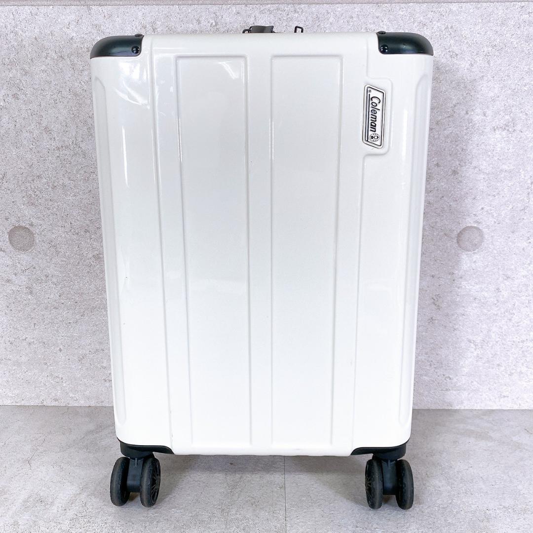Coleman キャリーケース スーツケース 4輪 TSAロック付 ホワイト系