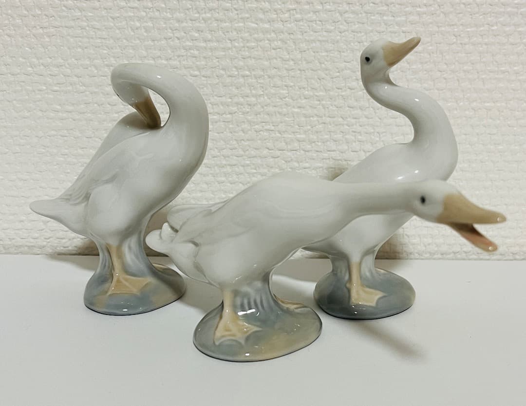 【美品】LLADROリアドロアヒル　3体セット ②