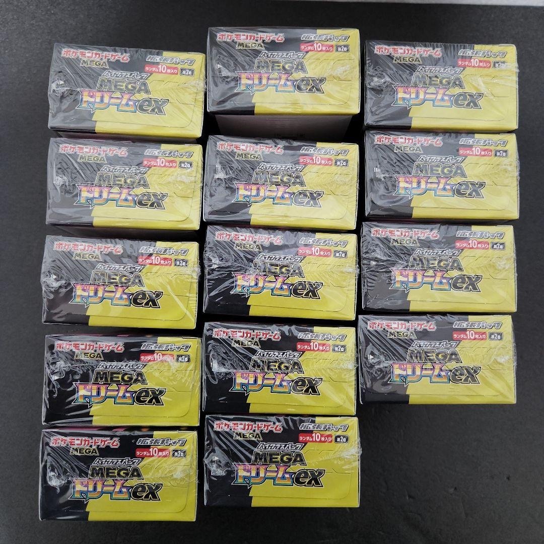ポケモンカードシュリンクつき メガドリームex14BOX