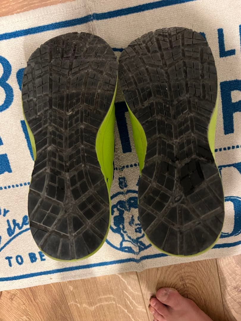asics 蛍光イエロー 安全靴 BOA