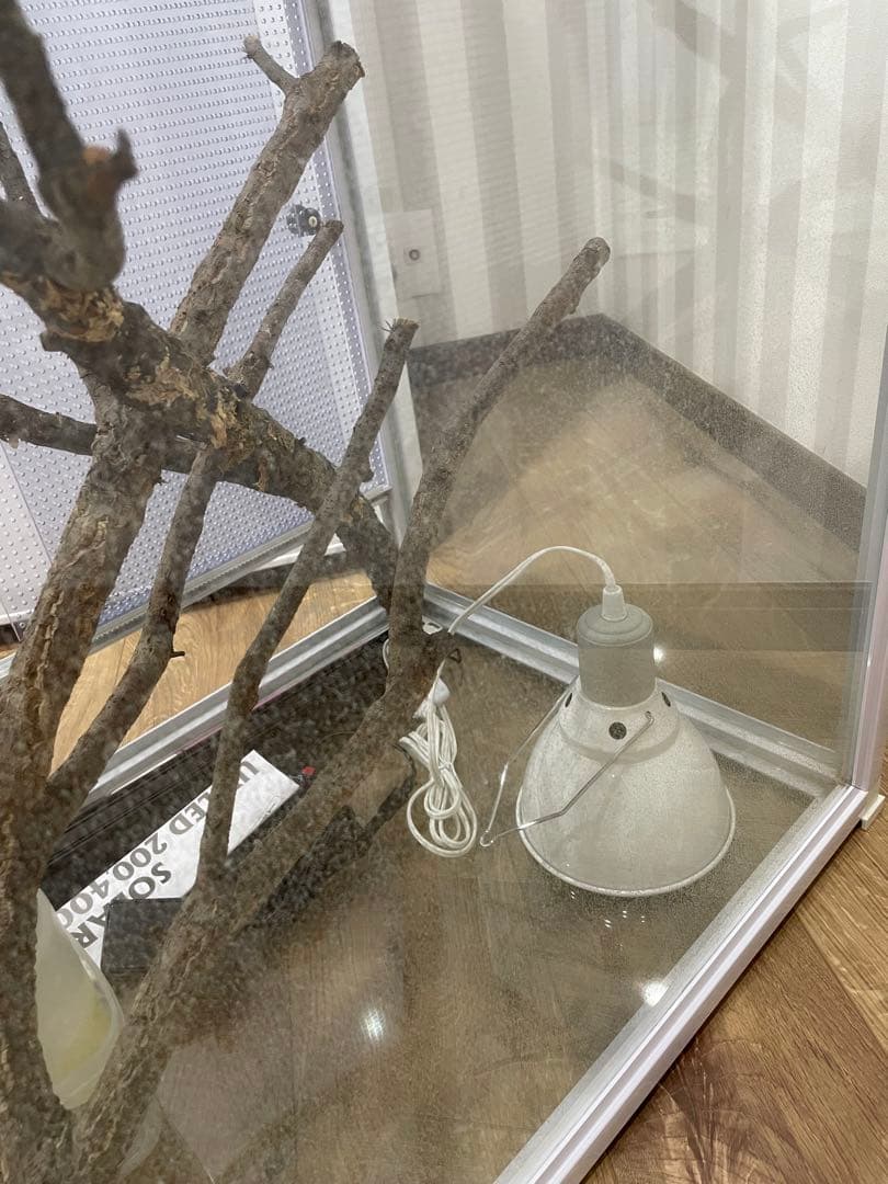 爬虫類ケージ 通気性メッシュ　600×600×450 フルセット