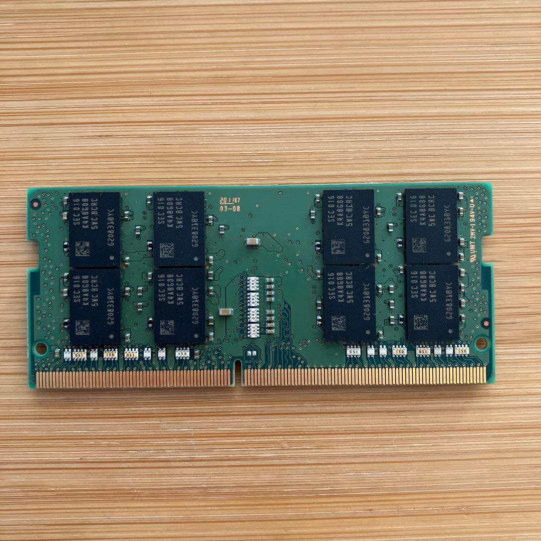 SAMSUNG 16GB DDR4 2400T メモリー
