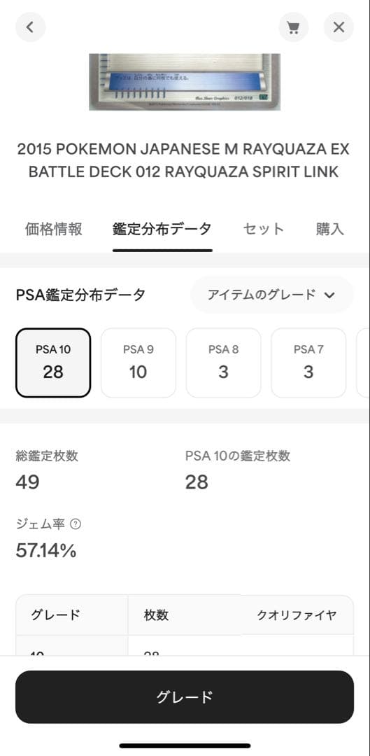 【世界に28枚】 PSA10 レックウザソウルリンク 【プロモ】　Mレックウザ