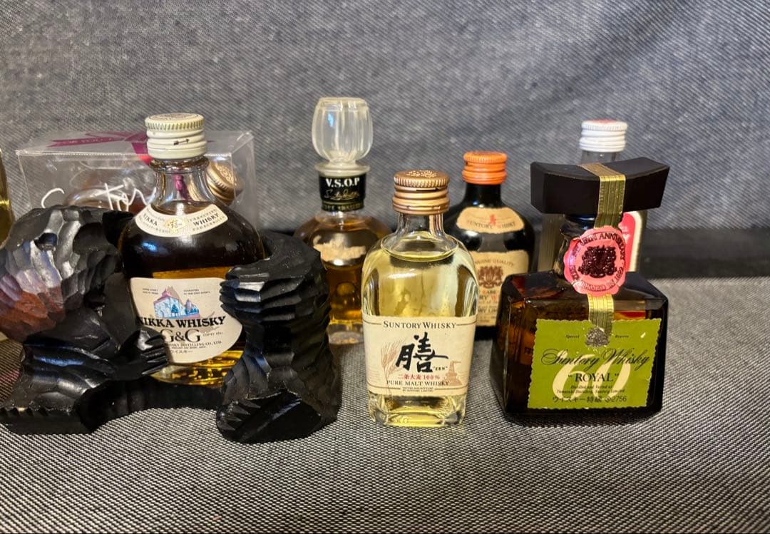 ニッカ　G&G　膳など　ウイスキー・ブランデーミニボトル　10本セット　未開封
