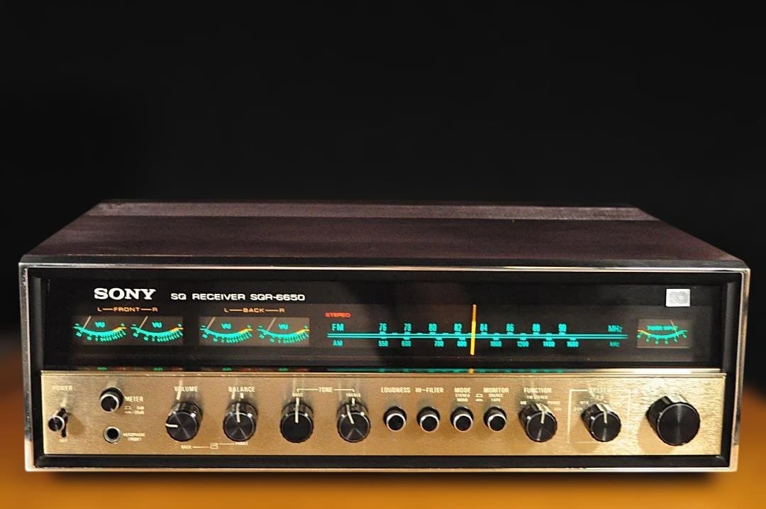 SQR-6650 SONY AM/FMSQ 4ch・ステレオレシーバー 整備済