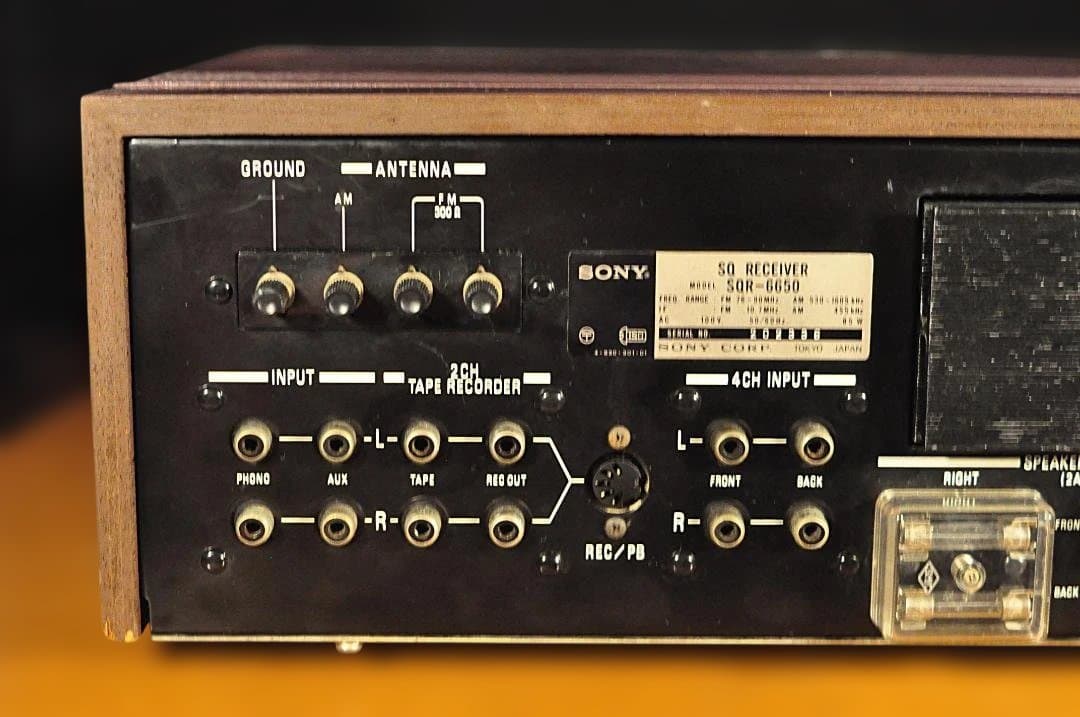 SQR-6650 SONY AM/FMSQ 4ch・ステレオレシーバー 整備済