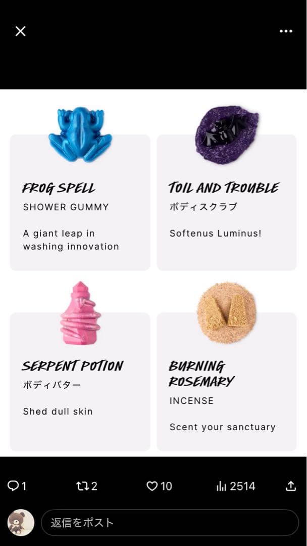 LUSH サブスク　シャワーボックス