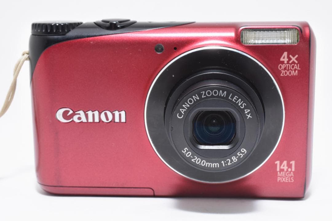 RAKUDOキヤノン　Canon PowerShot A2200 レッド