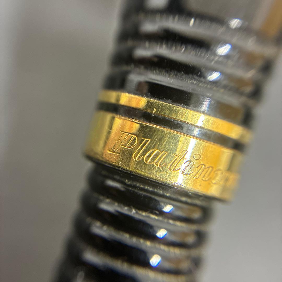 早い者勝ち プラチナ万年筆 14K ペン先 黒金 現状品 中古美品無し