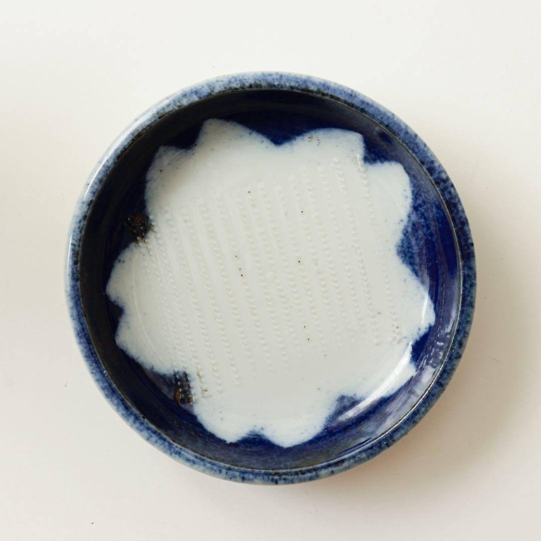 おろし器　小皿　桜　古道具