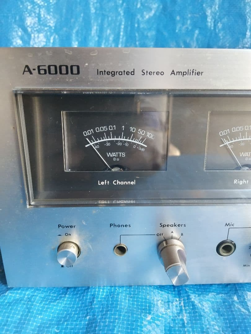 音響 Aー6000 ステレオプリメイン アンプ 中古ジャンク品の出品です。