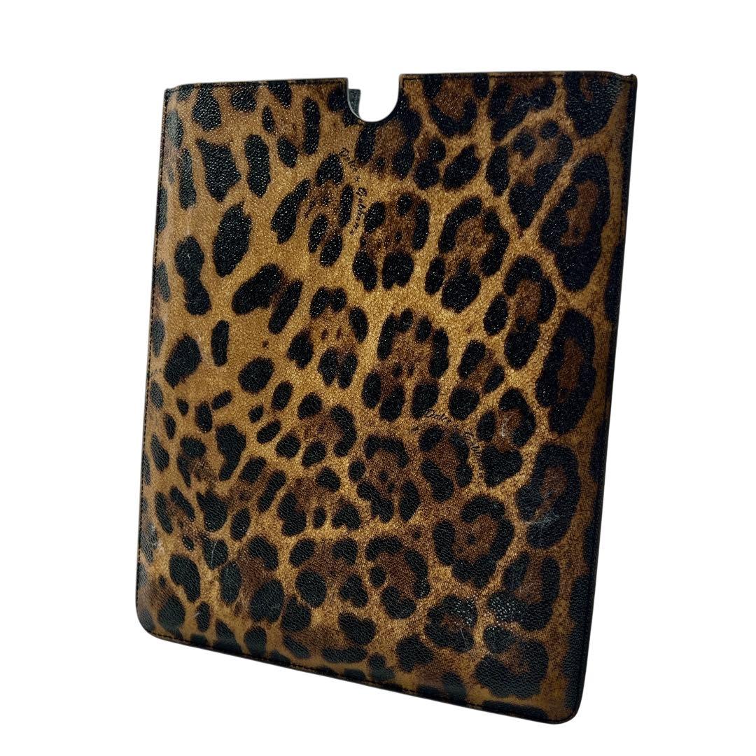 DOLCE＆GABBANA レオパード柄 iPadケース 8021