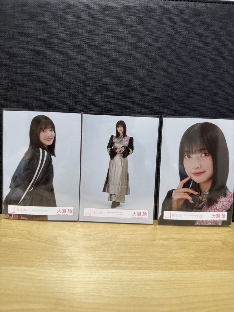 ４／8まで 櫻坂46 大園玲5thAnniversaryドレス 直筆サイン生写真
