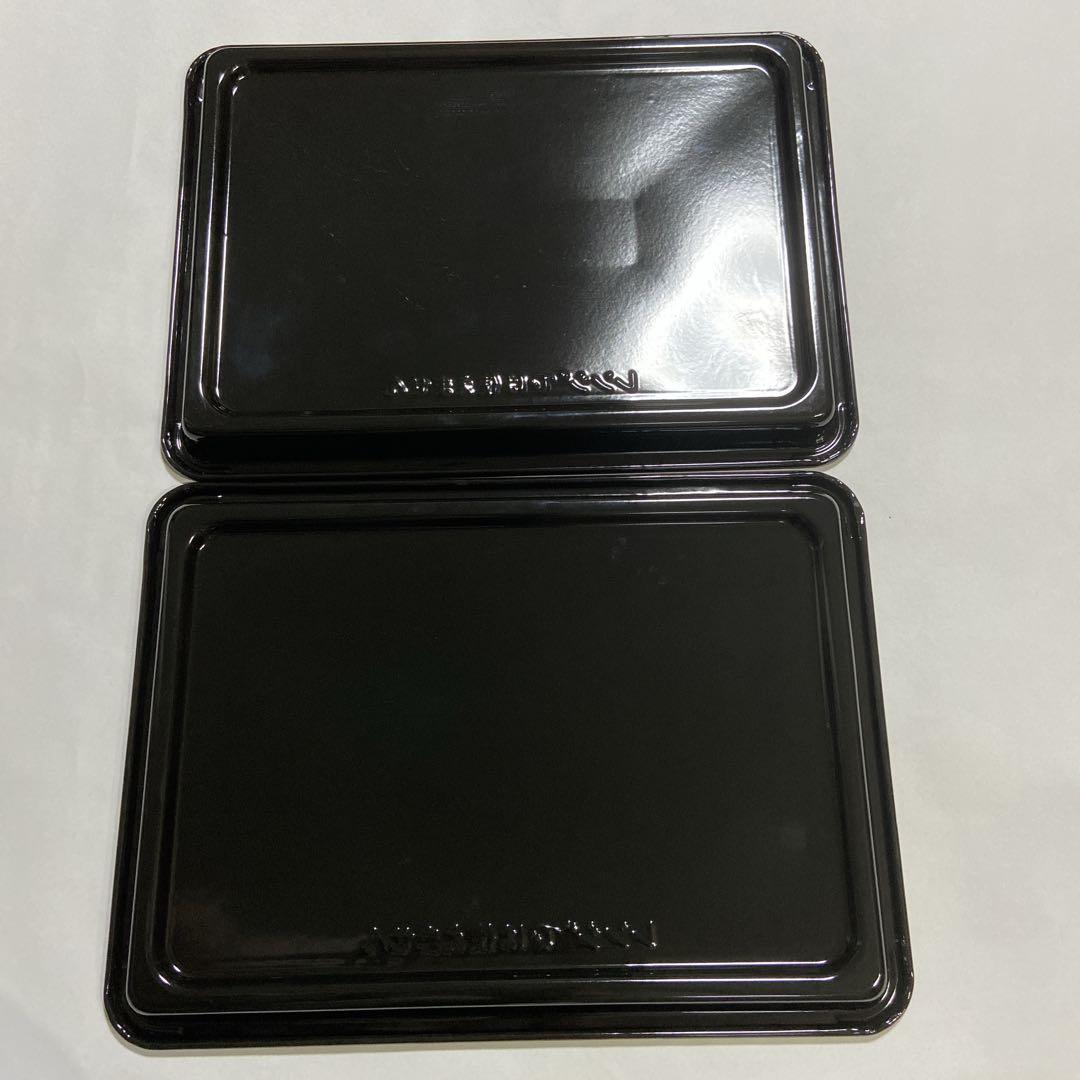 日立　HITACHI オーブンレンジ　MRO-W1Z 角皿　黒皿　2枚