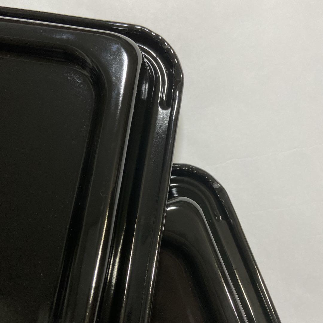 日立　HITACHI オーブンレンジ　MRO-W1Z 角皿　黒皿　2枚
