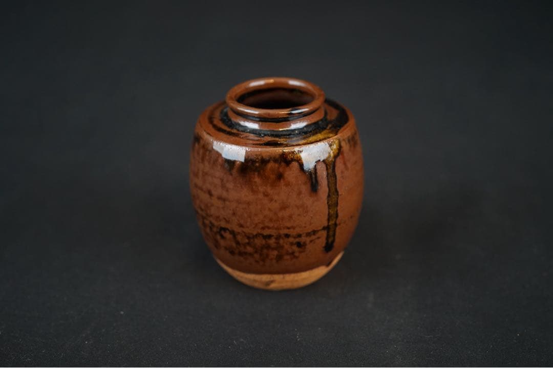 美濃焼 佐治光寿 中興名物写 真如堂 茶入 共箱 茶道具