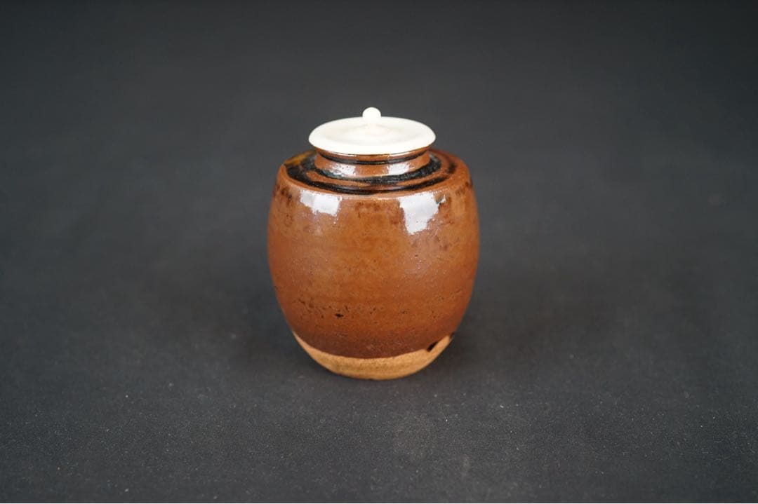 美濃焼 佐治光寿 中興名物写 真如堂 茶入 共箱 茶道具