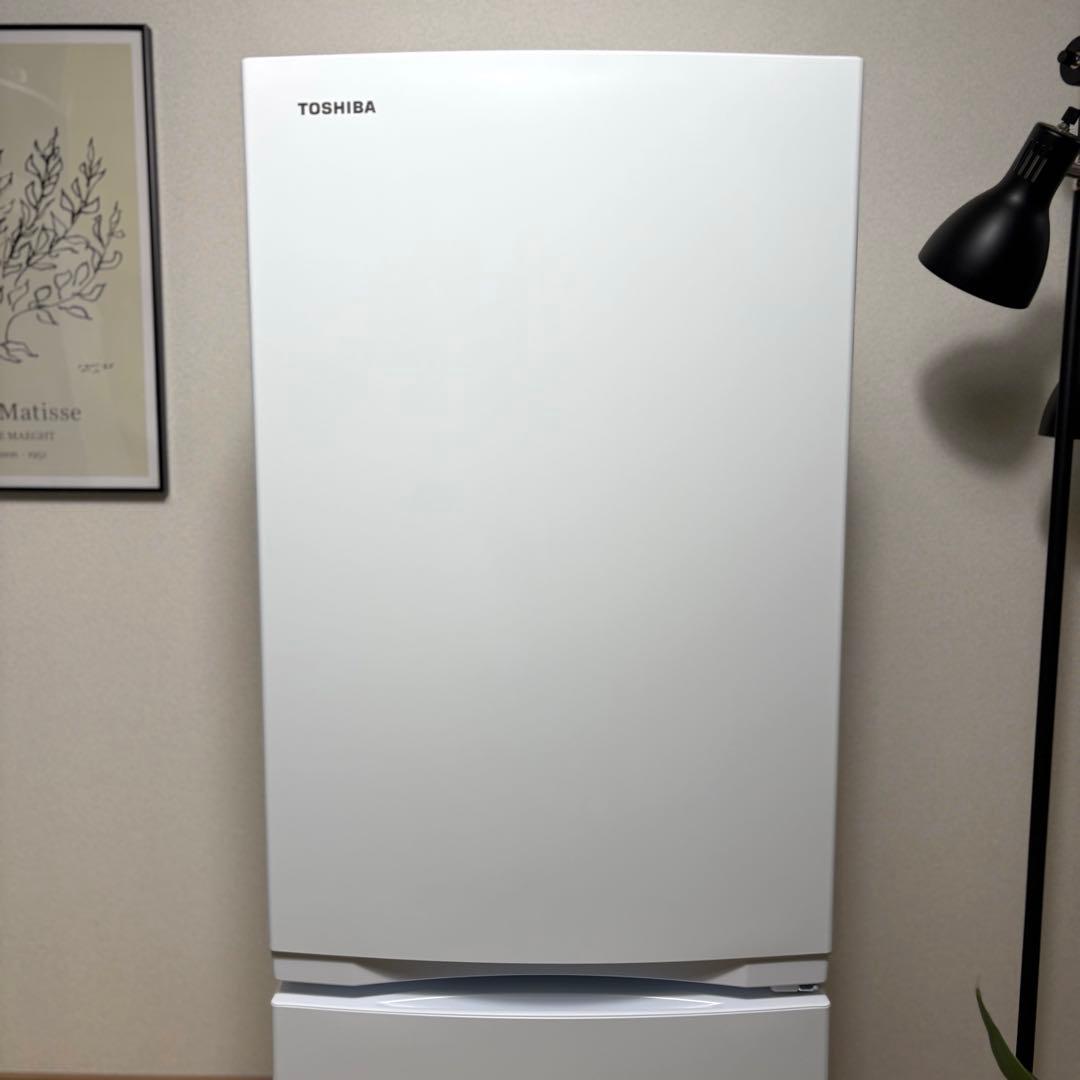 2025年製 冷蔵庫 一人暮らし 単身用 小型 3ヶ月保証 送料無料 東芝 美品