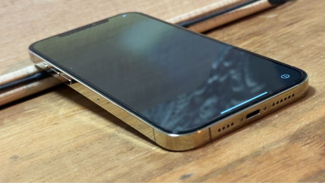 【美品】Apple iPhone 12 pro max ゴールド256GB