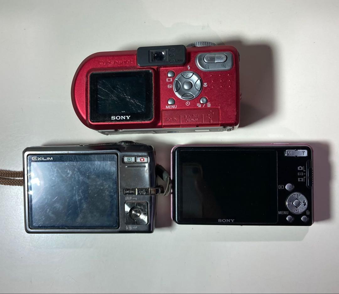 デジカメ まとめて ソニー DSC-W350 DSC-P8 カシオEX-Z700
