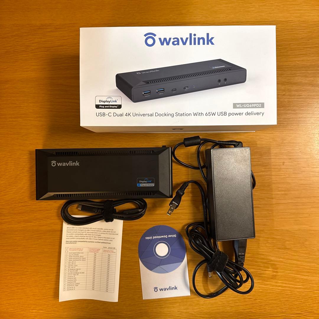 wavlink USBドッキングステーション WL-UG69PD2