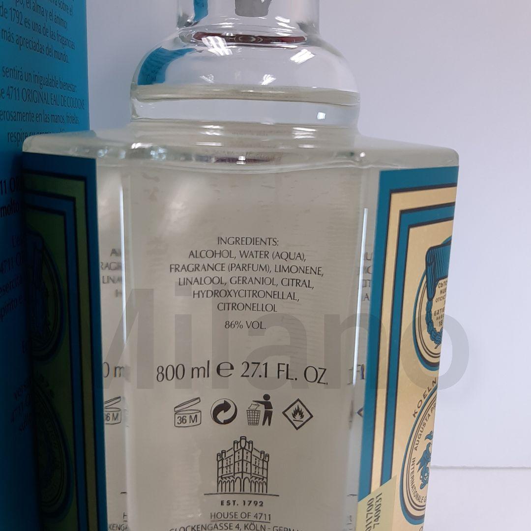4711 オリジナル オーデコロン 800ml ボトル 香水