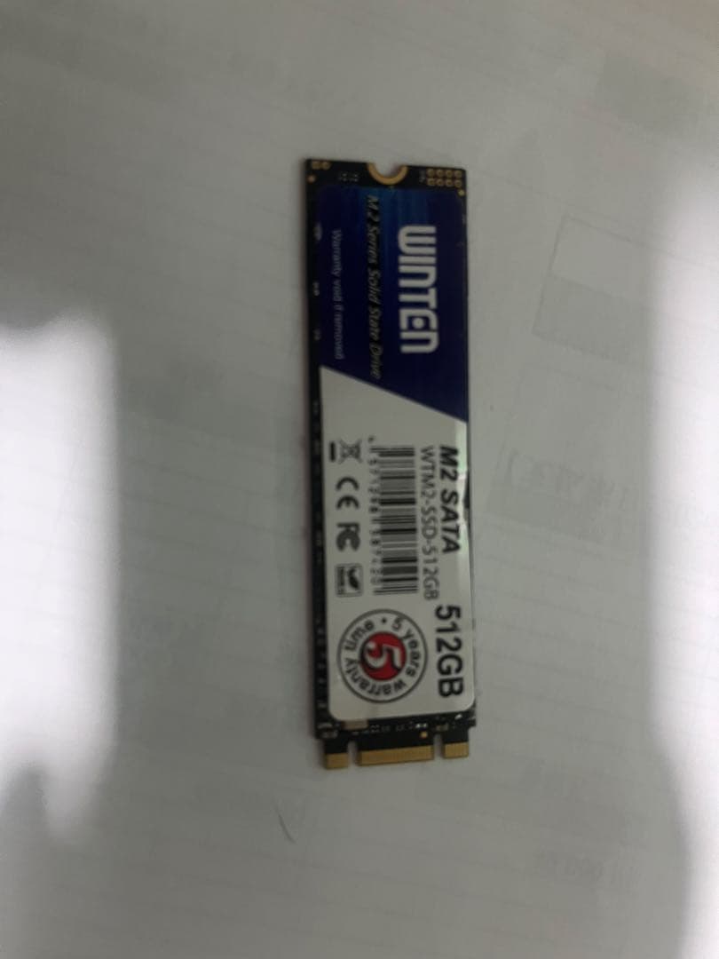 内蔵型SSD WINTEN M.2 SATA 512GB SSD