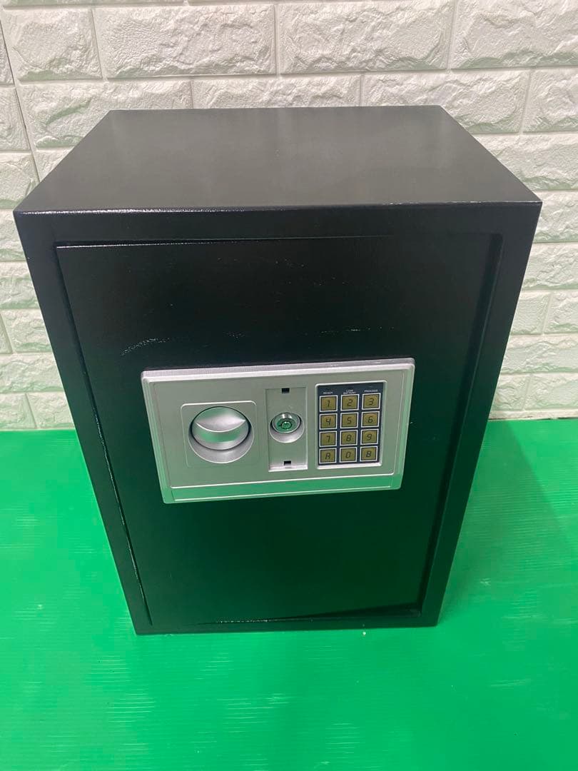 電子金庫 60L テンキー式金庫 幅ブラック