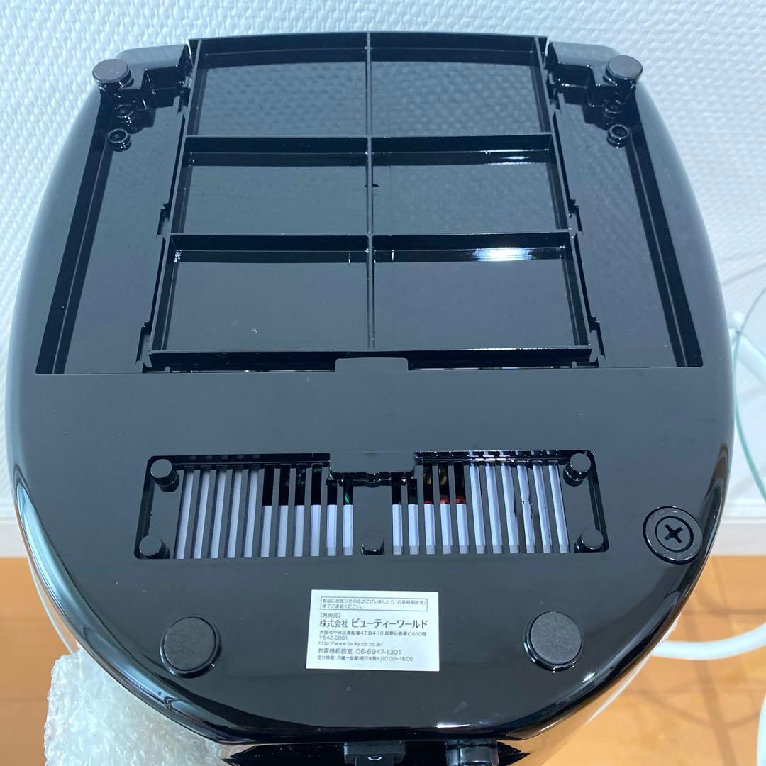 【未使用品】ハイブリッドUV/LED 黒　ジェルネイル　UVライト　替3本付
