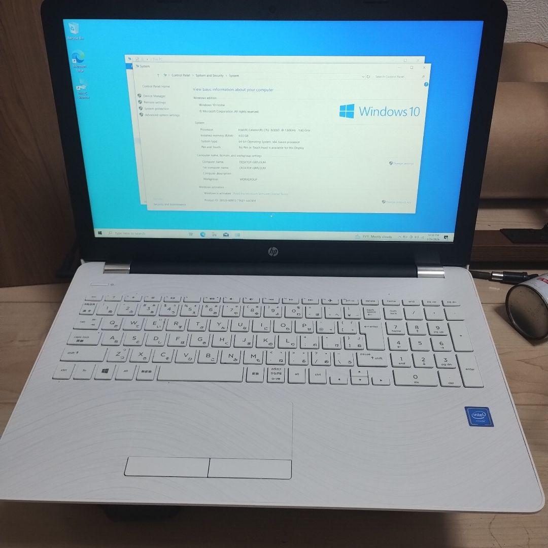 Windowsノート本体 HP Notebook Windows 10 Celeron N3060 4GB