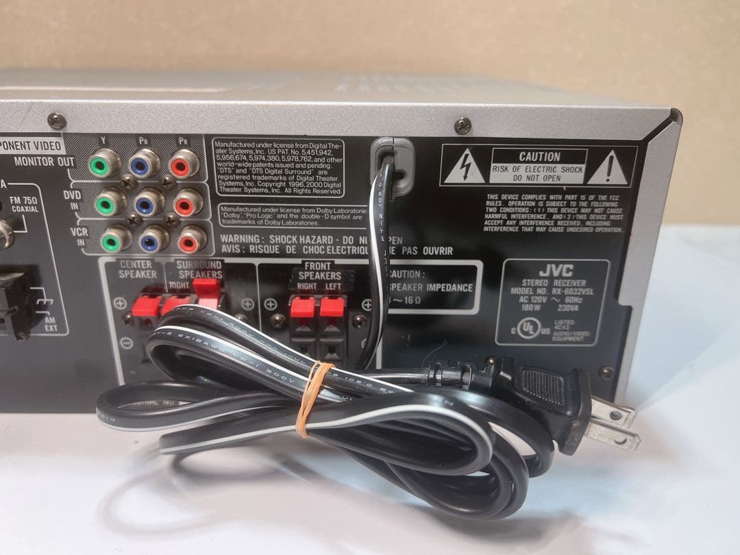 JVC RX-6032V オーディオ/ビデオコントロールレシーバー