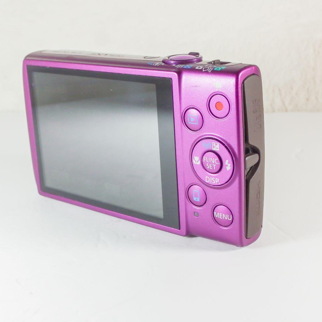 完動美品 訳あり キヤノン Canon IXY 640 動作確認 OK パープル