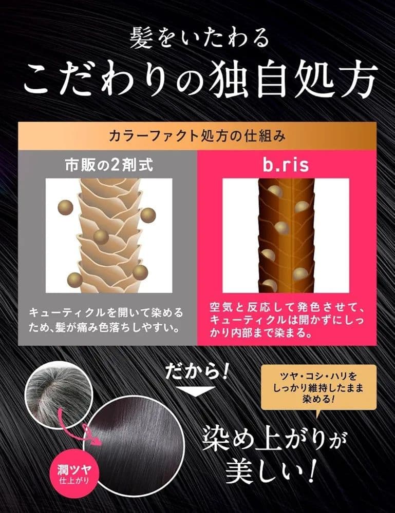 ♡４本セット♡ビーリス エアリーカラーリングフォーム ブラック 80g