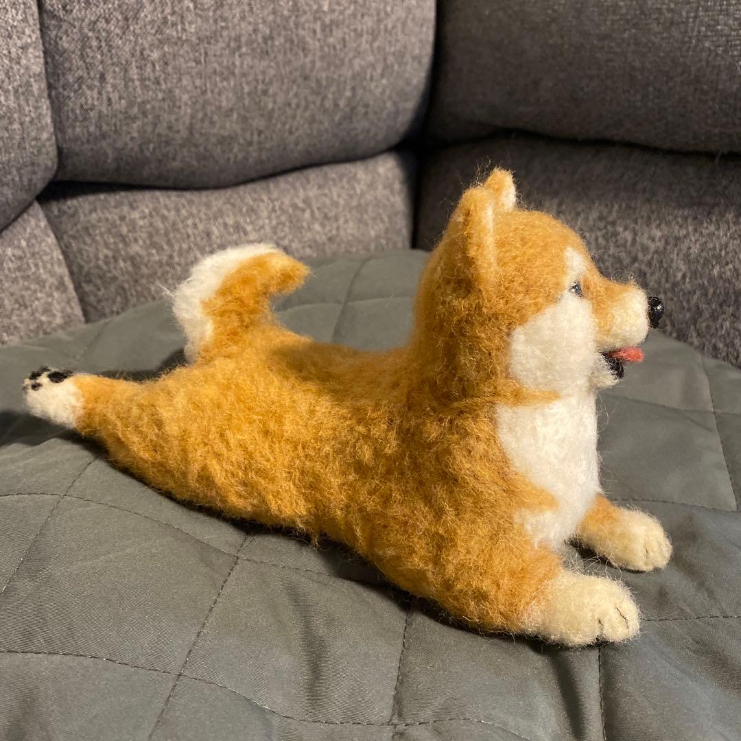 羊毛フェルト　柴犬
