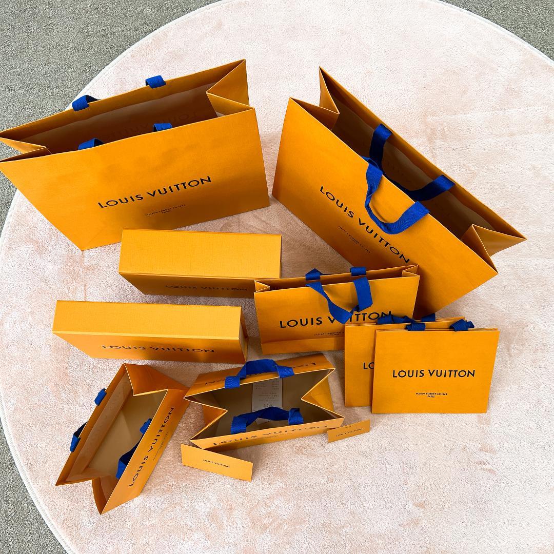 LOUIS VUITTON オレンジ ギフト 箱 ショップ袋 9点 セット ⑥