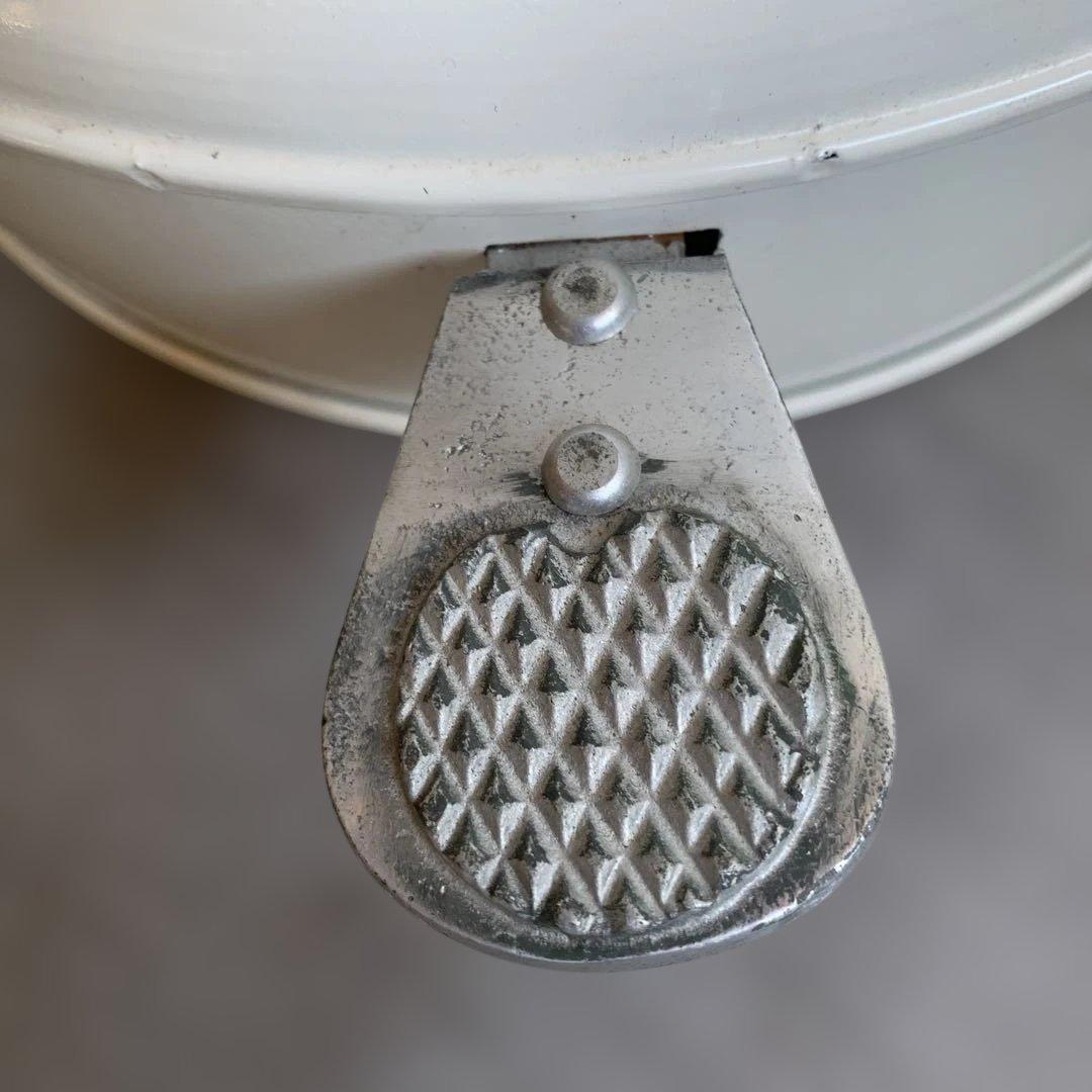【未使用】【レトロ】マツヨシ　足踏汚物投入器　ペダル式　ゴミ箱　汚物缶