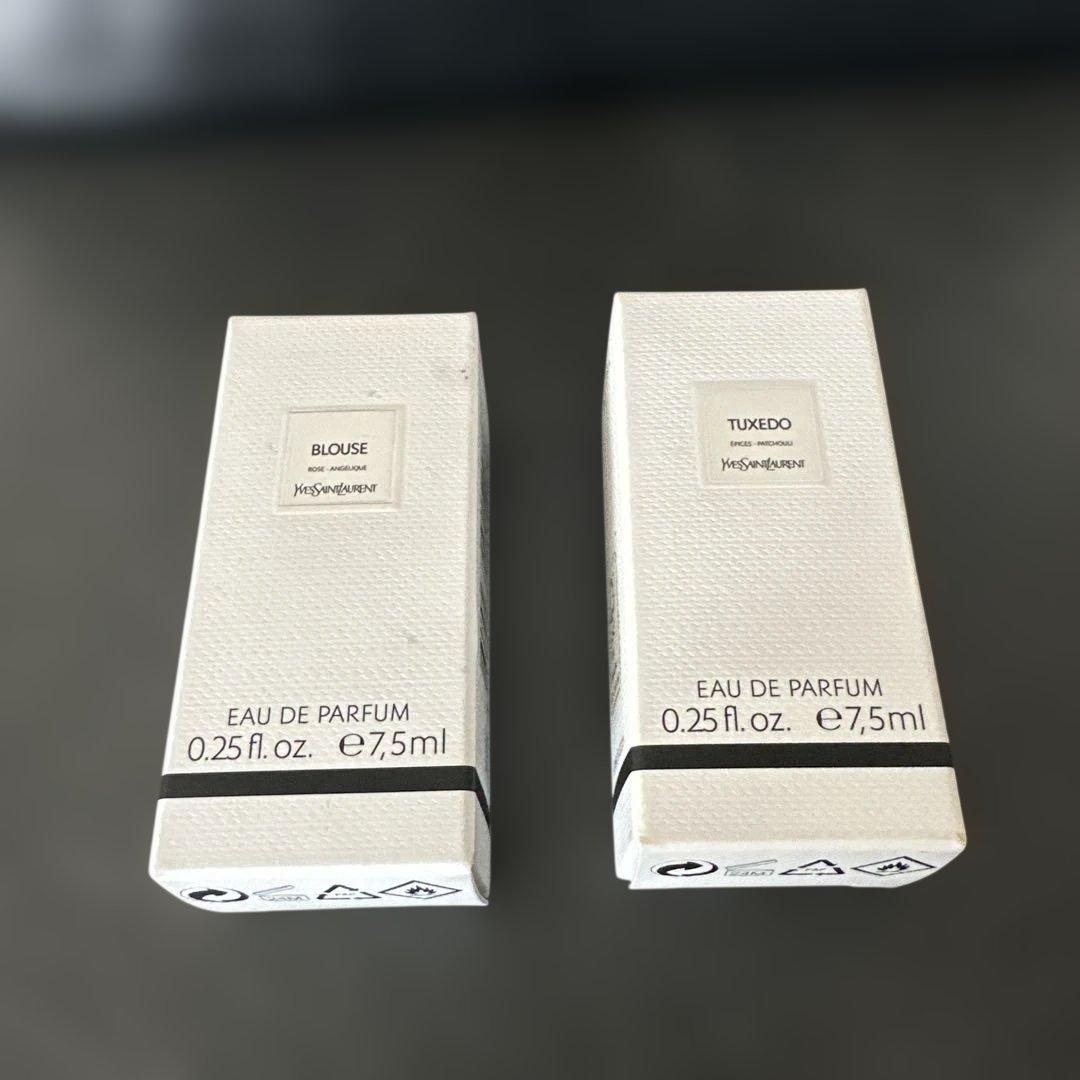 イブサンローラン 香水セット Blouse Tuxedo 7.5ml ポーチ付き