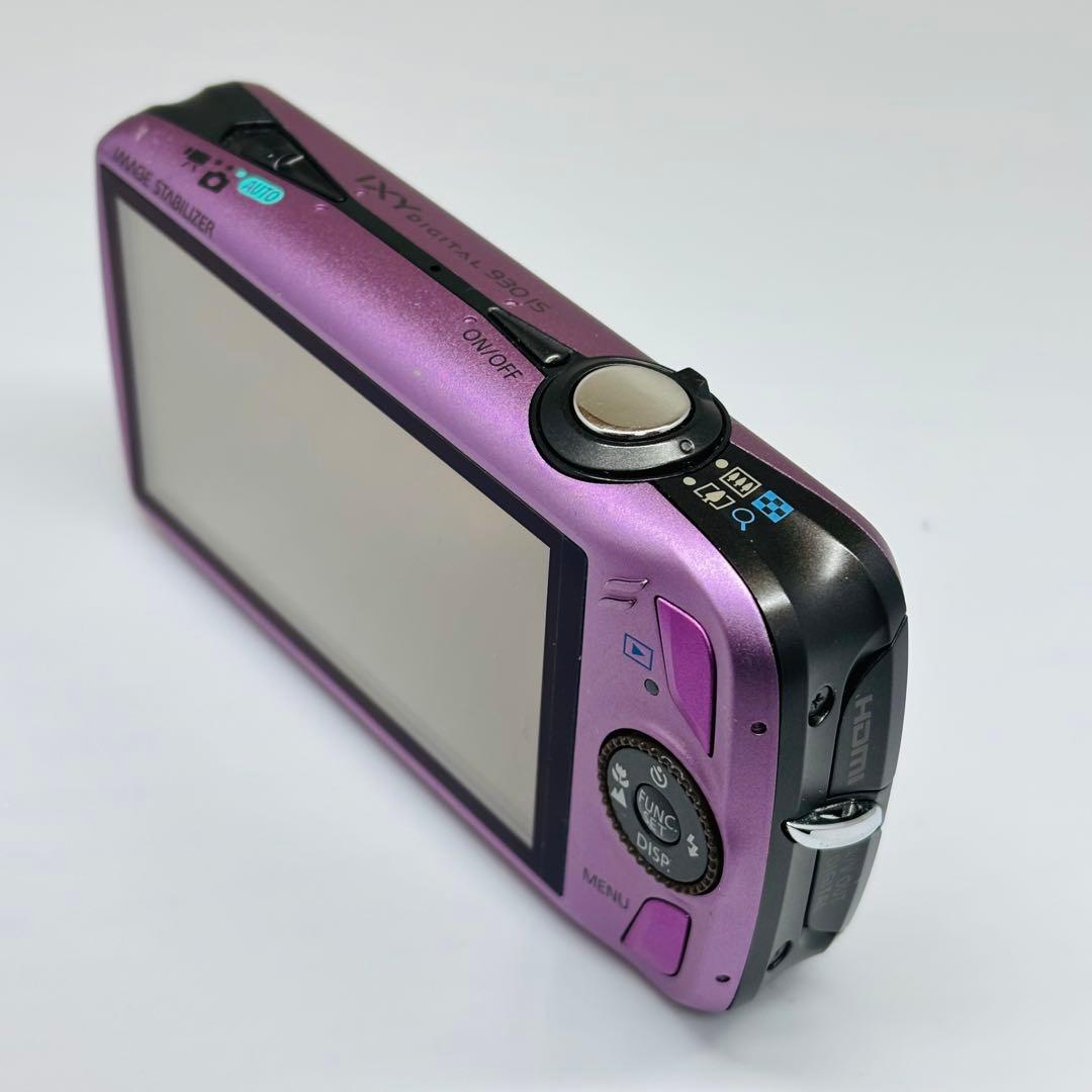 2709 キャノン IXY 930 IS パープル デジタルカメラ