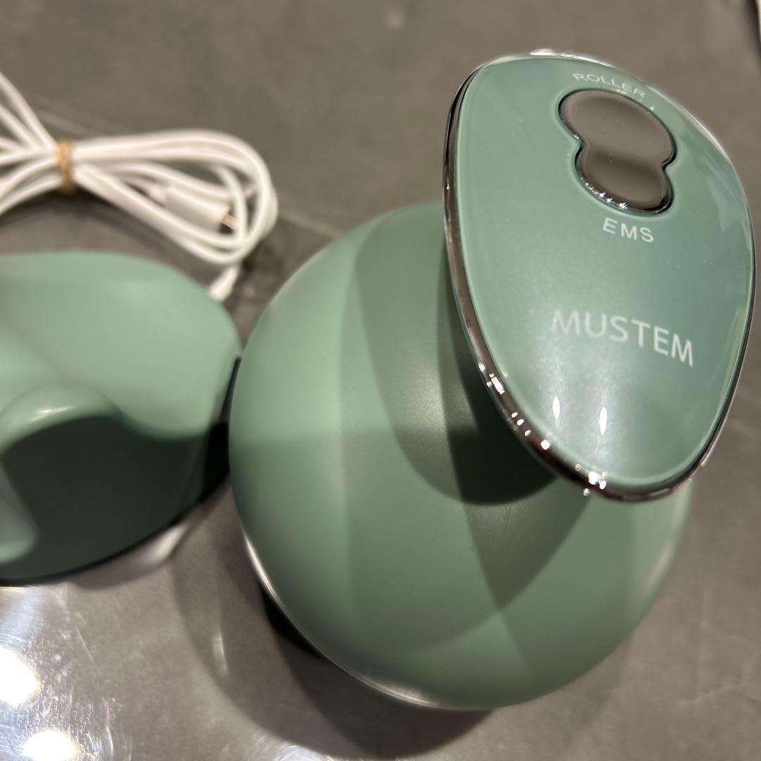 MUSTEM 美顔器 グリーン USB充電式