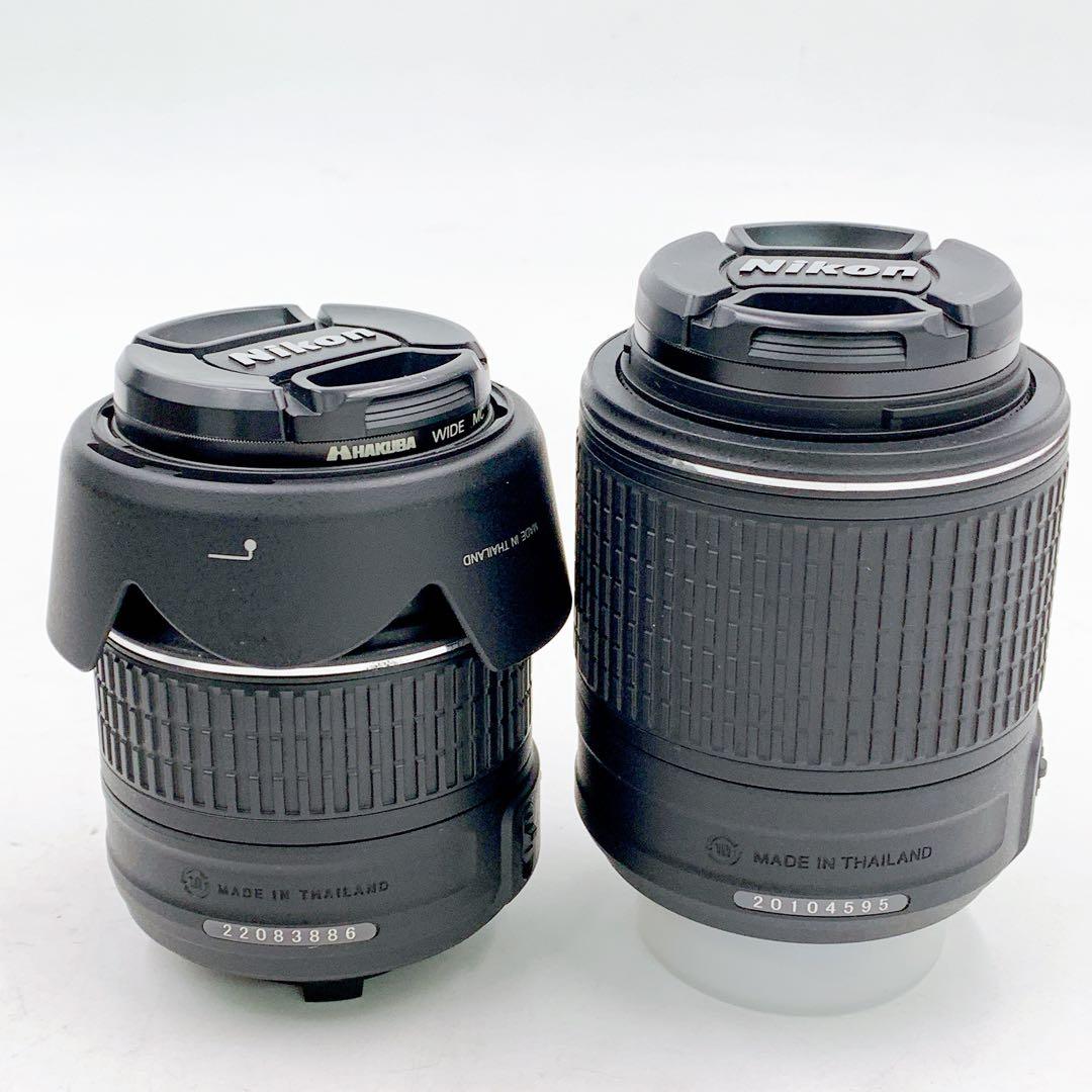 9AB47 Nikon D5300 ダブルズームキット2 Wi-Fi搭載 動作品