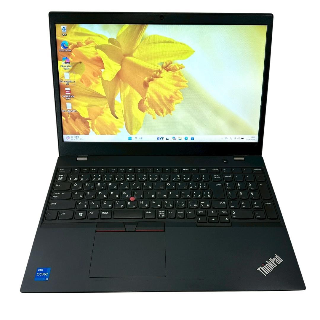 【美品】ThinkPad L15 i5 16GB 15型 ノートパソコン 874