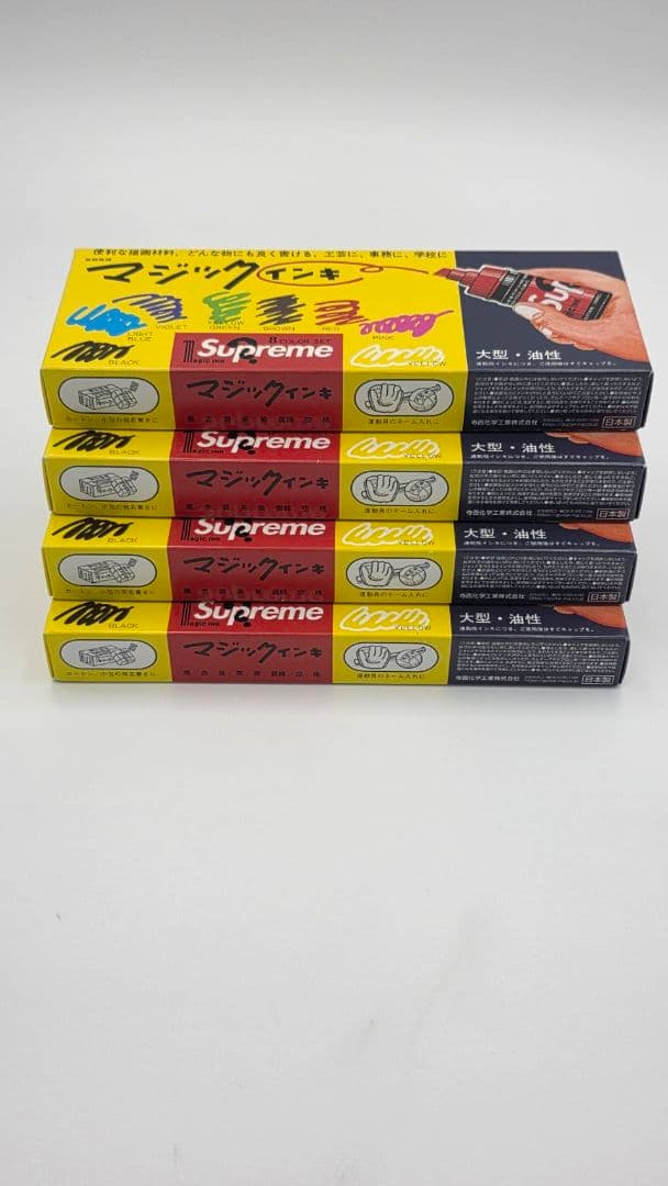 Supreme マジックインキ 4セットまとめ売り 未使用
