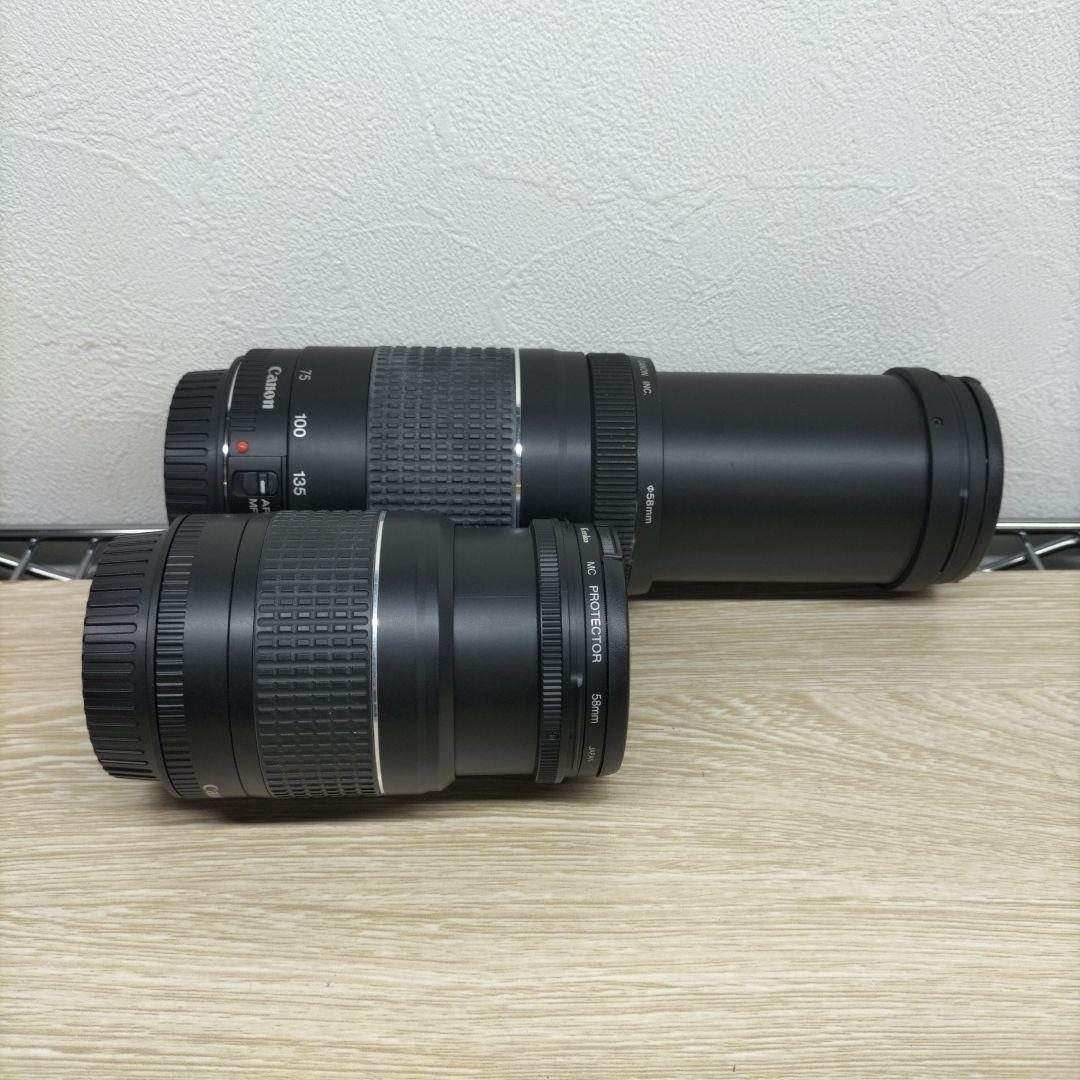 Canon EF 75-300mm & 28-80mm ズームレンズセット