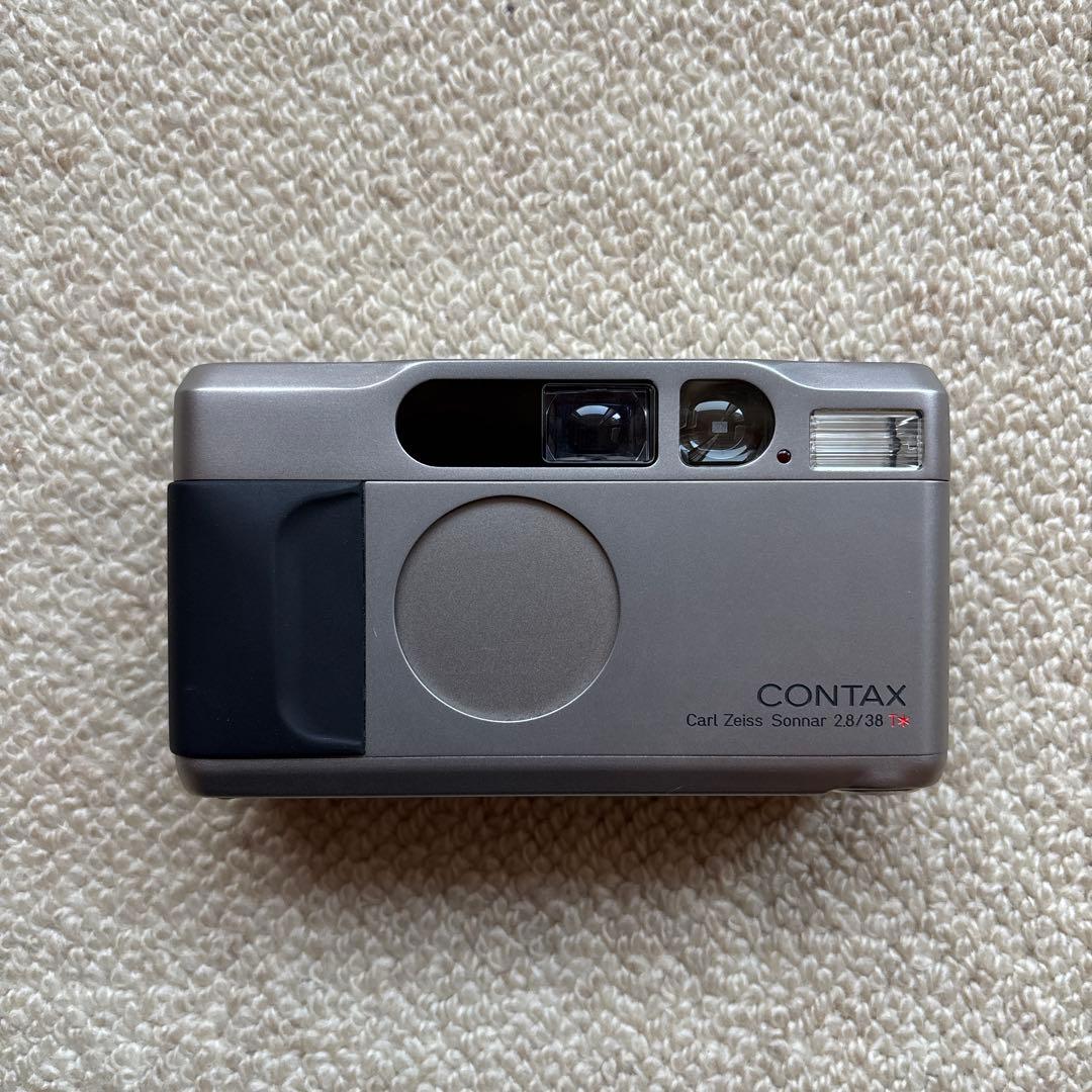 【美品】CONTAX T2 電池新品＋ポーチ付き
