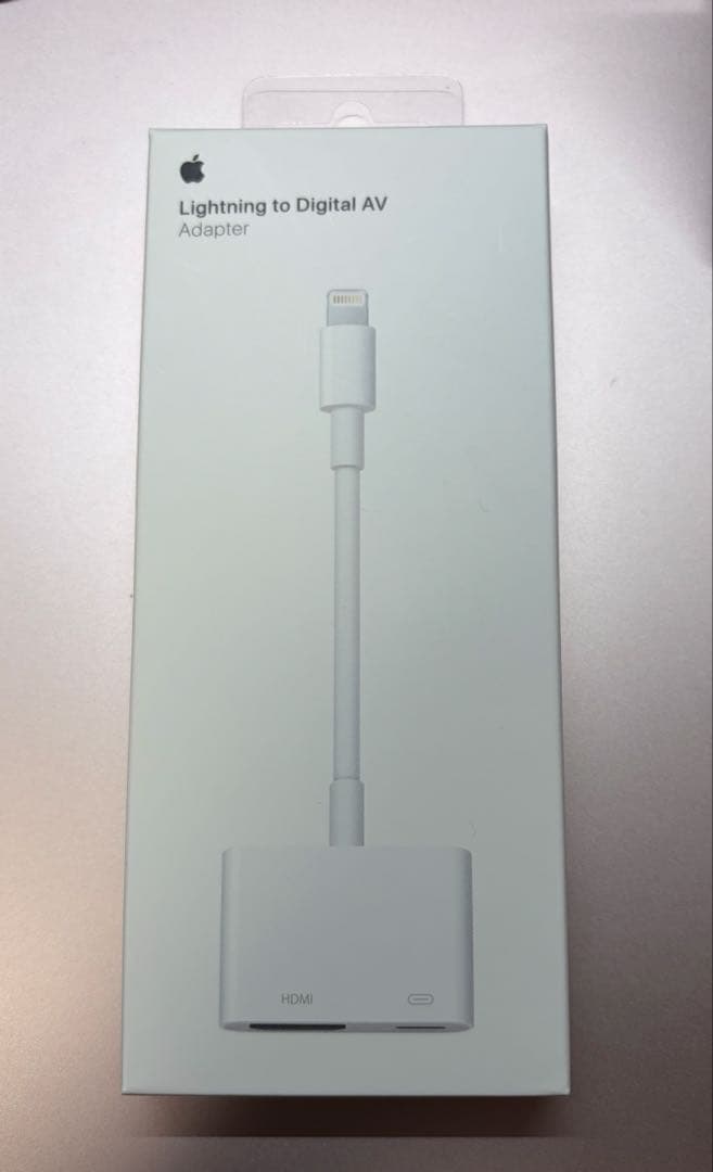 変換ケーブル　apple ライトニング　デジタル　AV アダプター 純正　美品