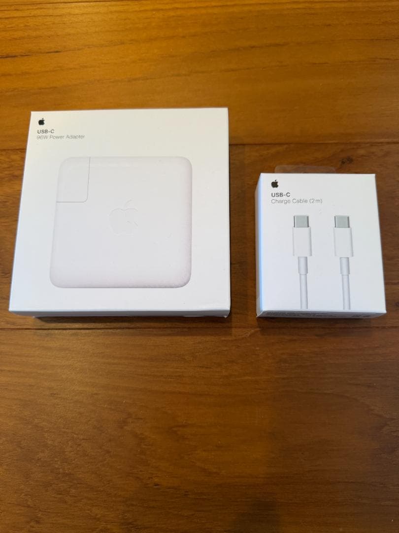 【新品】Apple純正 USB-C 96W 電源アダプタ＋ケーブル(2m)
