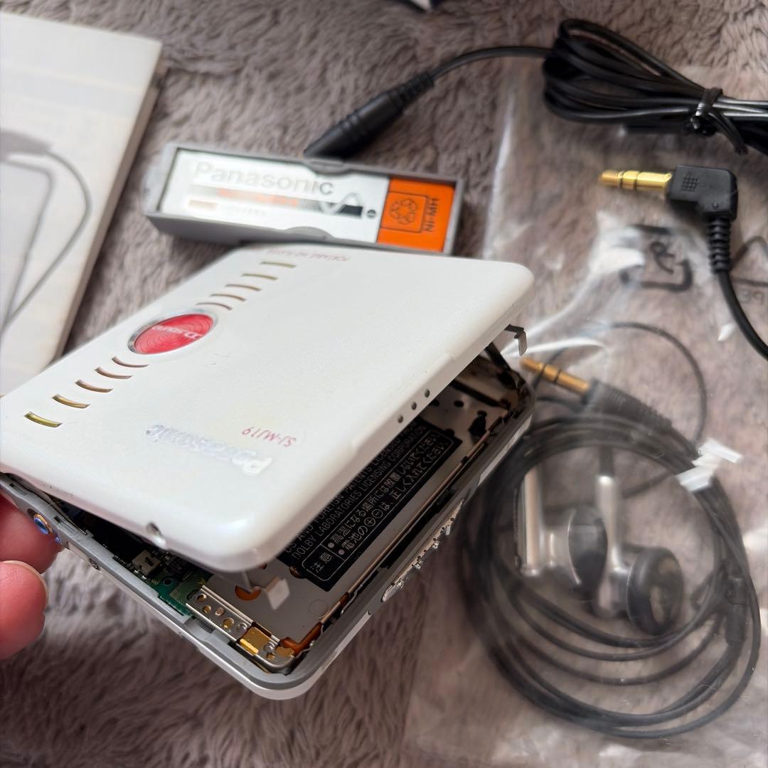 Panasonic ポータブルMDプレーヤー SJ-MJ19-W【ジャンク品】