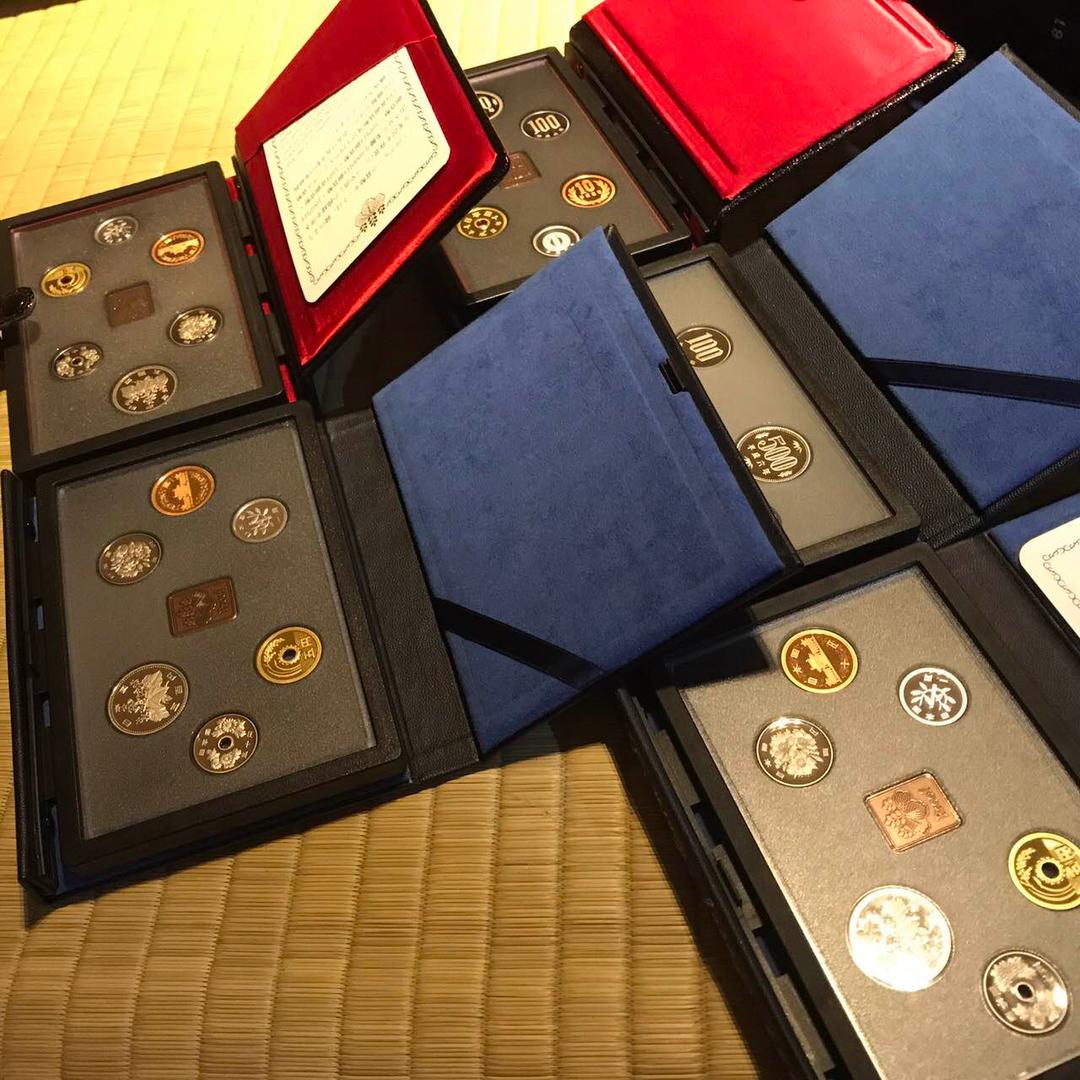 91,92,94,95,97年  貨幣セット